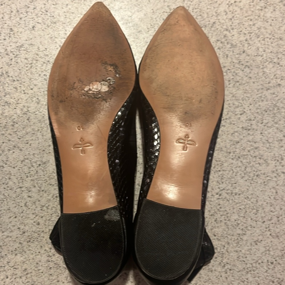Pour la Victoire 100% black croc leather half a inch heel hight - Picture 6 of 8